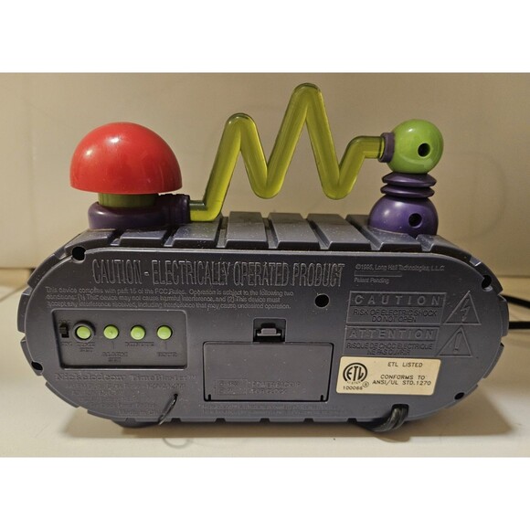 1995 Nickelodeon Time Blaster Rise & Slime AM/FM Digital Alarm Clock Radio N2000 - Picture 9 of 9